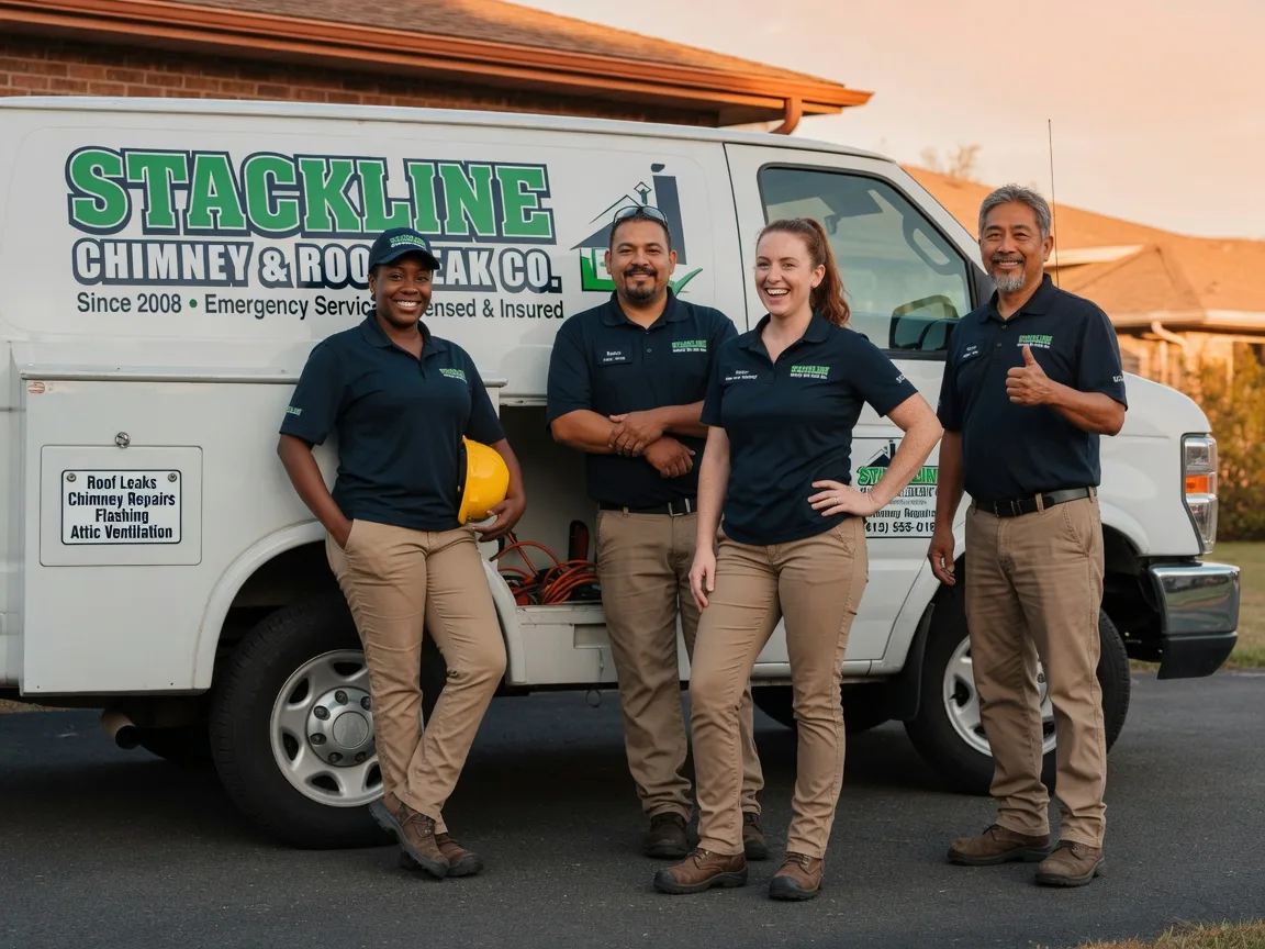 Chimney flashing repair company in Northpoint, PA